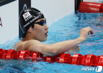 황선우, 자유형 100m 5위…아시아 선수 최고 성적