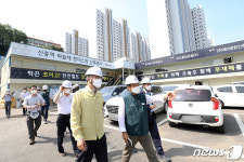 윤성원 국토차관, 건설현장서 방역관리 실태 점검