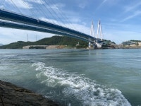 바지선 해상크레인 충격 제1진도대교 차량 통행 제한