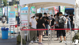 삼성전자 수원사업장·금천구 학원 집단감염…서울 확진 466명