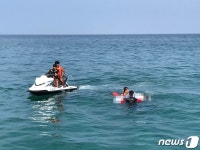 강릉 금진해변 인근 해상서 50대 남성 추정 변사체