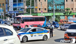 여수 학동 쌍봉사거리서 8중 추돌