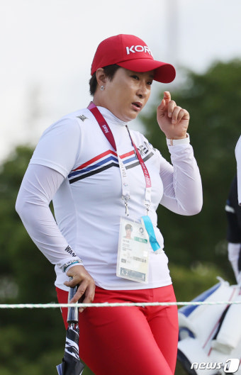 마지막 4라운드에서의 박세리 감독