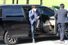 이준석 대표, 상주 교통안전체험교육센터 도착