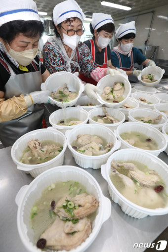 말복 더위 말끔히 씻어줄 삼계탕