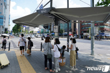 동대문경찰서 교차로·답십리역 사거리에 스마트 그늘막