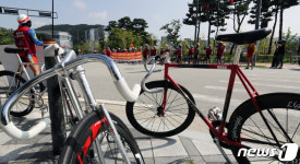 경륜선수노조 생존권 보장 및 인권탄압 중단 촉구 집회