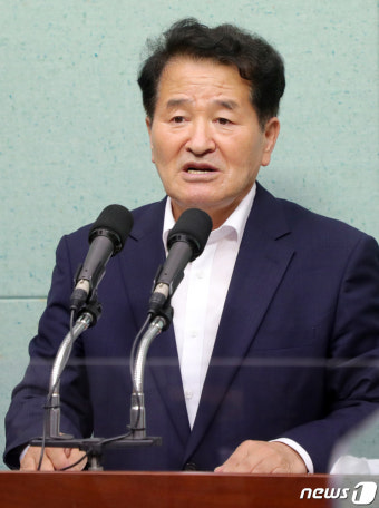 당대표 출마 포기 이유 밝히는 김경민 민생당 전북도당위원장