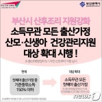 부산시, 산모·신생아 건강관리 서비스 확대…소득무관 지원