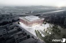 진천군, 문화예술회관 건립 설계공모 당선작 선정…군화 장미 형상화