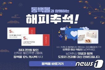 부산시, 추석맞아 지역상품몰 '동백몰' 소비 활성화 추진