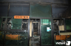 화마가 덮친 영덕시장