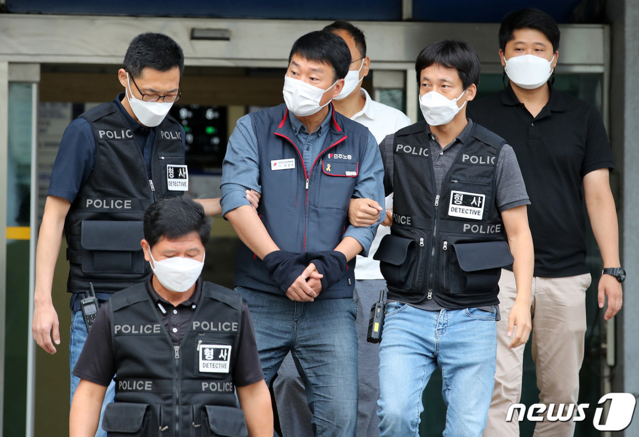 양경수 민주노총 위원장, 윤석열 정권 퇴진 집회 관련 경찰 조사 비판과 경고