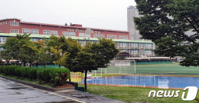 21명 확진 광양 한 중학교 텅 빈 모습