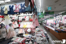 한산한 한복상가