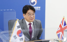 인사말하는 양기욱 산업통상자원부 FTA 정책관