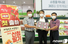 산청 딸기가 왔어요