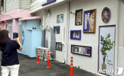 김호중 소리길 담장 갤러리