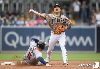 샌디에이고 김하성, 타점 기회서 2삼진…시즌 타율 0.204