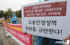 코로나19 고용유지지원금 예산 계획에 따라 연장하라