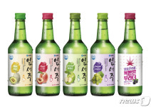 보해 과일맛 잎새주 일본 15개 Yes mart서 판매