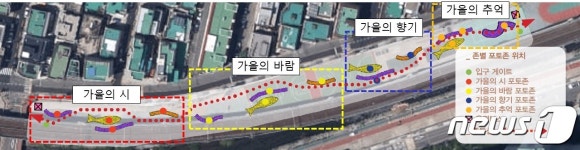 부산 온천천에 4가지 테마 가을정원 조성…15일부터 운영