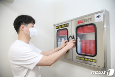 BNK경남은행, 본점 전층에 ‘생명박스’ 설치…고객 안전 강화