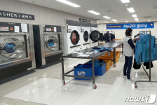 구미 노동자 작업복 공동세탁소 인기…“40일새 950벌 처리”