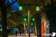 ‘목동가온길’에서 느끼는 오색빛깔 가을밤 정취