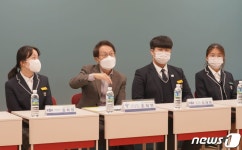 조희연 교육감, 장위중학교 간담회