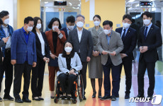 이재명, 지적장애 특수학교 방문