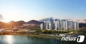 GS건설, 11월 중 영산강 조망권 나주역 리버파크 분양
