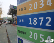전국 휘발유값 상승세 8주 만에 멈춰…유류세 인하 효과