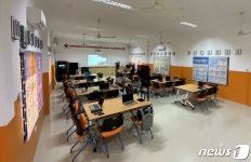 교육부·부산교육청, 캄보디아 초등학교에 첨단교실 구축 지원