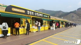 농산물 직거래장터 장성호 수변길마켓 농가소득 증대 한몫…매출 3억