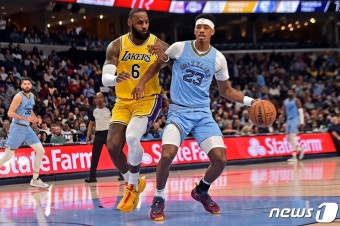 NBA 멤피스, '통산 100호 트리플더블' 제임스 버틴 레이커스 격파