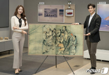 삼성 더 프레임, 김홍도 작품 담는다…리움미술관이 TV속으로