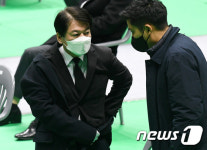 평택 순직 소방공무원 영결식 참석한 안철수