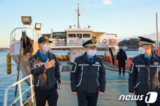 정봉훈 해양경찰청장 대경도 대합실 방역 상황 점검