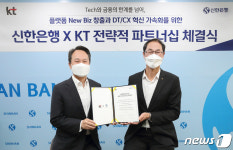KT-신한은행, 테크·금융 혈맹 맺었다…4300억원 규모 지분 맞교환