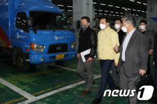 황성규 국토부 2차관, CJ대한통운택배 서울지사 방문