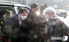 삼성전자 화성캠퍼스 방문한 안철수