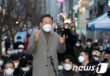 이재명, 양주 옥정로데오거리 방문