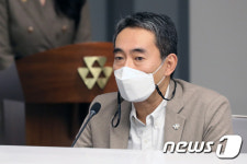 인사말하는 김도훈 대표이사 사장