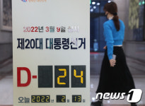 대선까지 남은 시간은 D-24