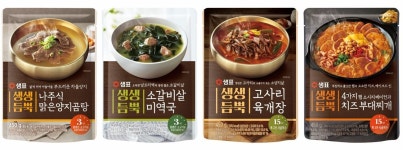 샘표, 집밥의 품격 높이는 생생듬뿍 국·탕·찌개 4종 출시