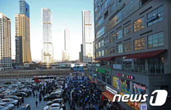 'DJ·노무현의 꿈' 이재명 후보 세종시 유세