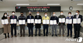 김해시, 9개 기업과 1조20억원 규모 투자협약
