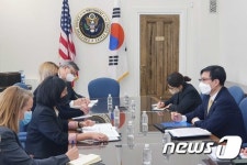 한미 통상장관회담 나선 여한구 통상교섭본부장