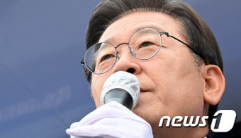 이재명 후보 '마음을 담아 지지 호소'
